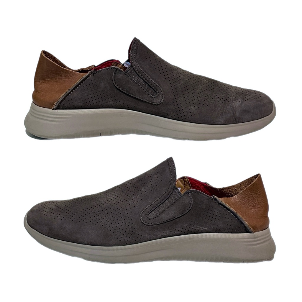 Johnston & Murphy Amherst Slip On Men’s Shoes Brown Nubuck Size 9